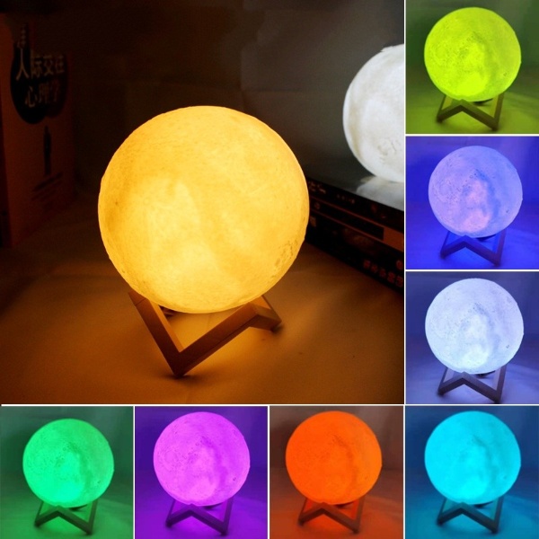 [ Hàng Cao Cấp ] Đèn ngủ mặt trăng Medita Moon Lamp 3D 2020