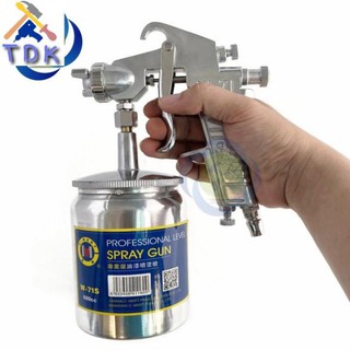 Súng phun sơn bình dưới 600cc w-71s, súng xịt sơn chính hãng c-mart