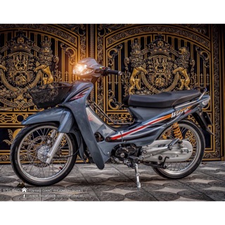 Tem Wave xương cá Rời xe xám xi măng