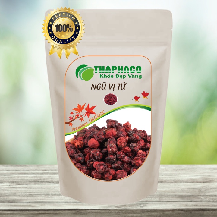 Ngũ Vị Tử Sấy Khô Nguyên Chất - Hàng Loại 1 - Túi Zip 100gram - THAPHACO