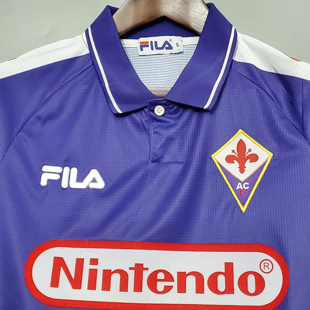 Áo Bóng Đá Đội Tuyển Fiorentina 98-99 Phong Cách Retro