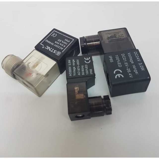 Coil điện van điện từ solenoid 5/2, 3/2, 5/3