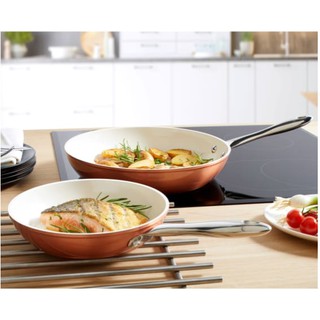SET 2 CHẢO ĐỒNG LÒNG TRẮNG 20-28CM
