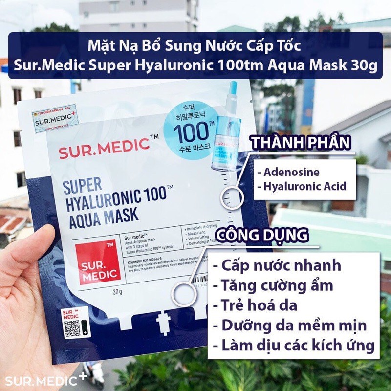 Mặt nạ làm trắng Neogen #Sur.Medic 𝐁𝐫𝐢𝐠𝐡𝐭 𝐆𝐥𝐮𝐭𝐚𝐭𝐡𝐢𝐨𝐧𝐞 𝐌𝐚𝐬𝐤 (surmedic)
