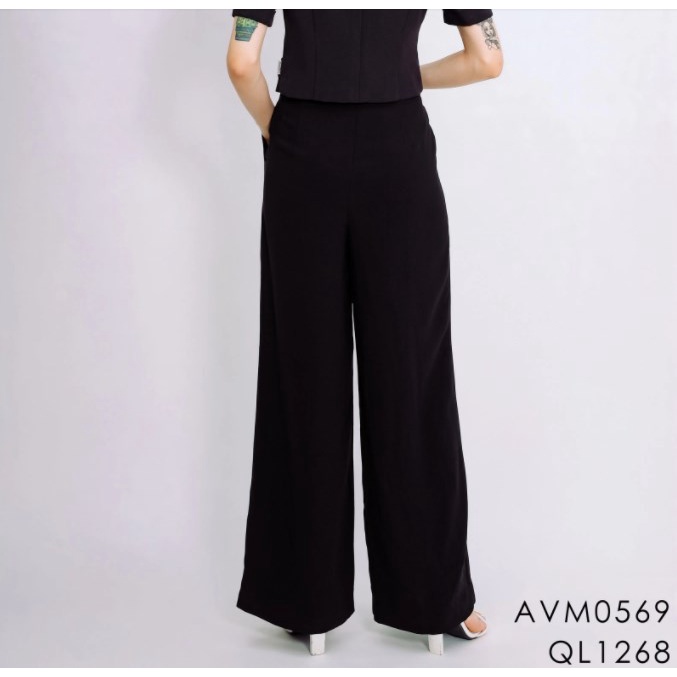 Quần ống suông, cạp to, bấu mí EMSPO QL1268