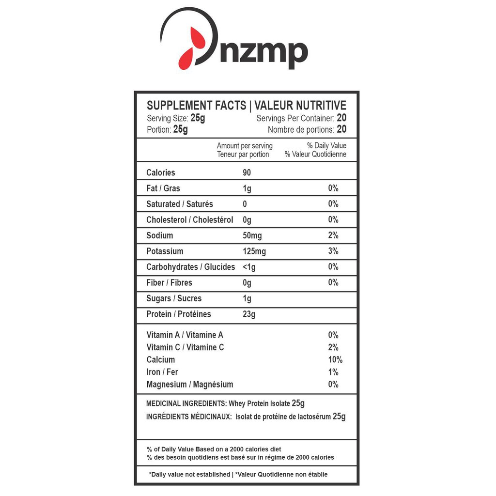 (Tặng bình lắc) COMBO 2 túi Whey Isolate Protein NZMP (40 serving) - Tăng Cơ Giảm Mỡ