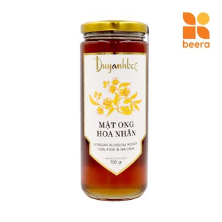 Mật Ong Nguyên Chất Hoa nhãn Duyanhbee Beera làm đẹp da, giảm đau họng, cảm sốt (700g)