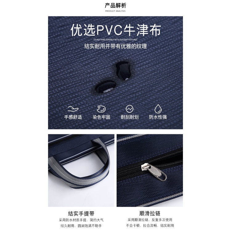 Túi xách vải Canvas đựng tài liệu tiện dụng | BigBuy360 - bigbuy360.vn