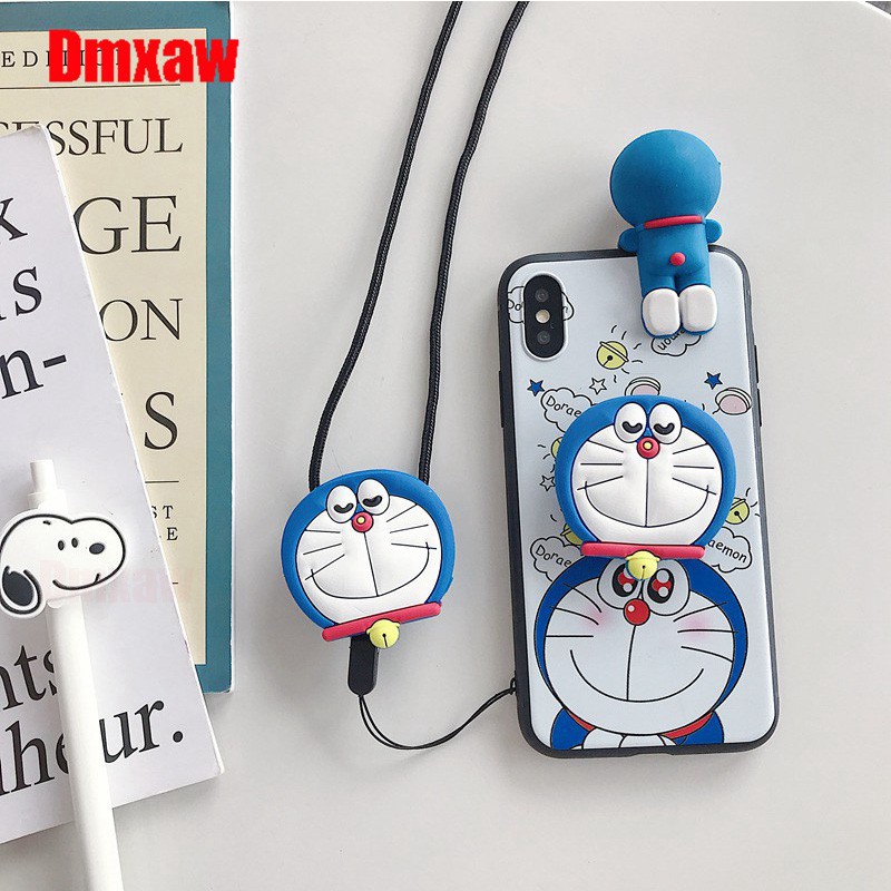 Ốp lưng hoạt hình Doraemon cho OPPO A7 A5s F9 F7 F5 A73 A3s A3 K1 R15 R17 A83 F1s A57 A37 F1 Plus