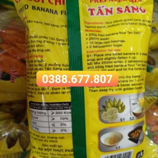 Bột Chuối Chiên Tân Sang Gói 250gr