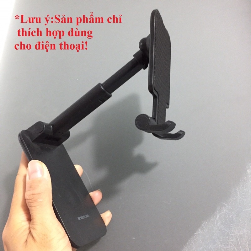 Giá Đỡ Điện Thoại Để Bàn Dạng Xếp Thay Đổi Chiều Cao Borofone BH42 Lite
