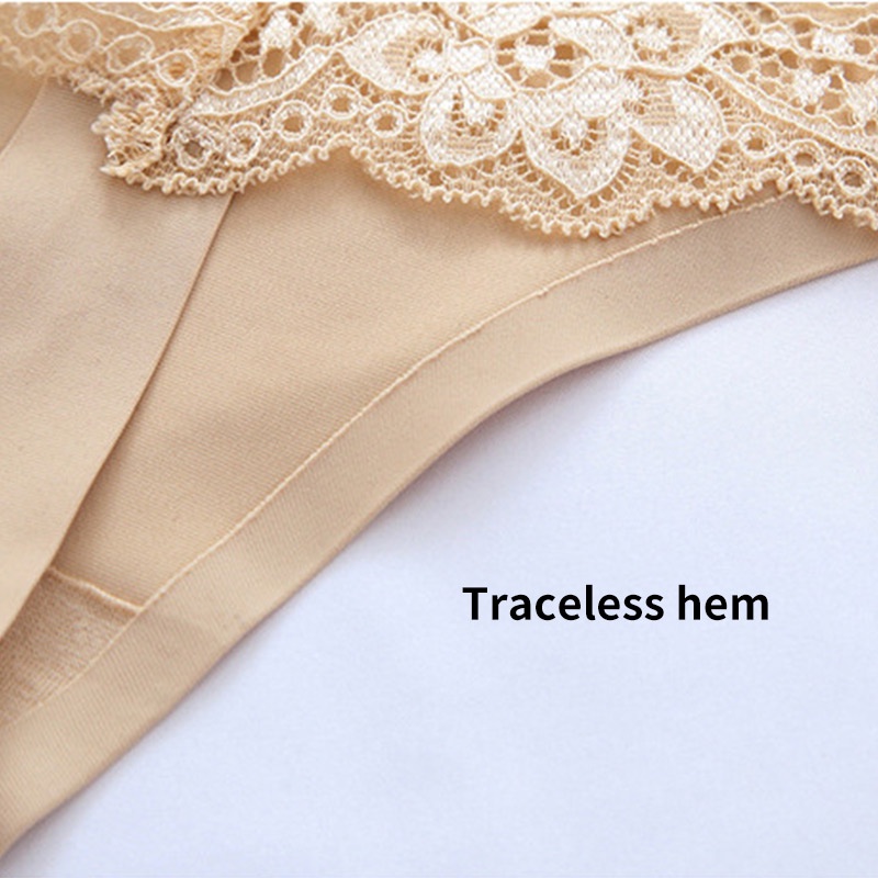 Bộ 3 Quần Lót Dây Không Đường May Mềm Mại Thoải Mái Cho Nữ Cỡ M-XXL ZXYOUPING