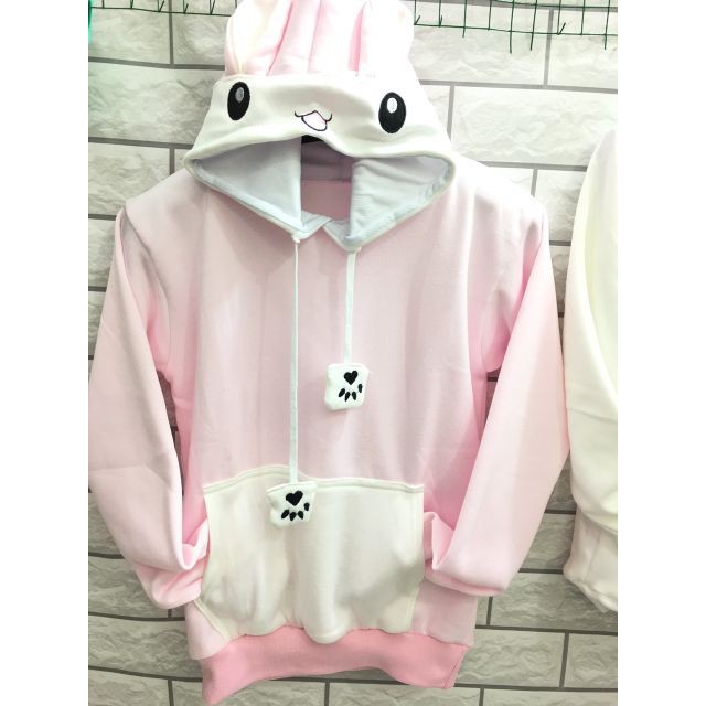 ÁO HOODIE NỈ TAI THỎ SIÊU YÊU TP20