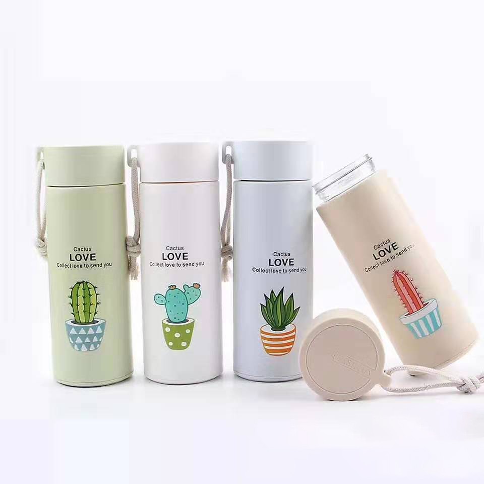 [HSP74]Bình giữ nhiệt lõi thủy tinh 450ml 💝💖[SIÊU SALE][SIÊU RẺ]🔥💥Bình nước giữ nhiệt siêu tiện