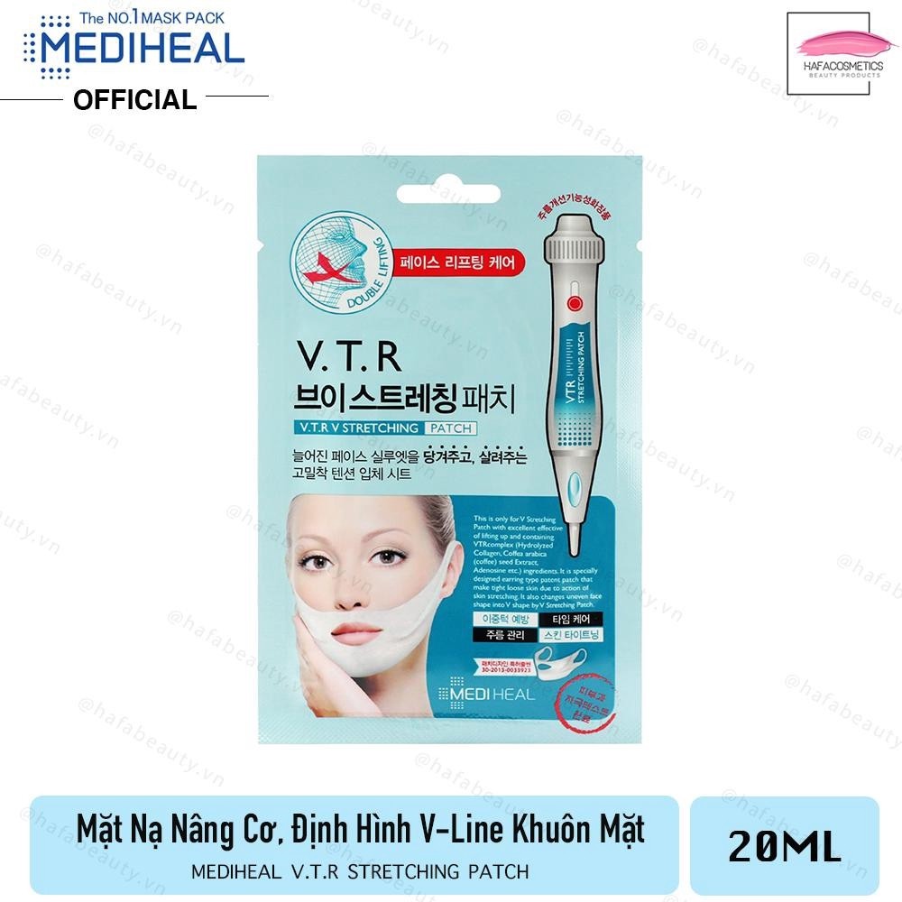 Mặt Nạ Nâng Cơ, Giảm Mỡ Thừa Tạo Hình V-Line Mediheal V.T.R Stretching Patch