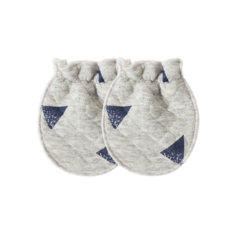 Đôi găng tay cotton bảo vệ mặt chống cào xước dành cho bé sơ sinh