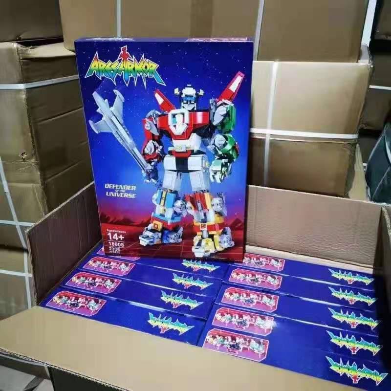 Đồ chơi Lắp ghép Mô hình Voltron 16057 S7314 Xếp hình Người Máy Voltron lắp được 6 mẫu