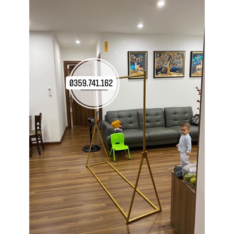 KỆ TREO CHÂN CHỮ Y MÀU VÀNG - GIÁ TREO MÀU VÀNG - KỆ TREO SHOP