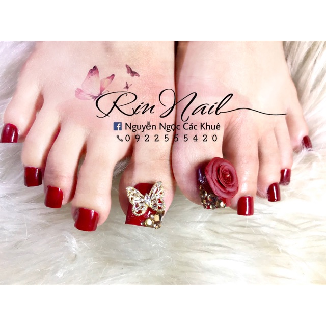 Móng giả ( nail ) thiết kế có hình thật