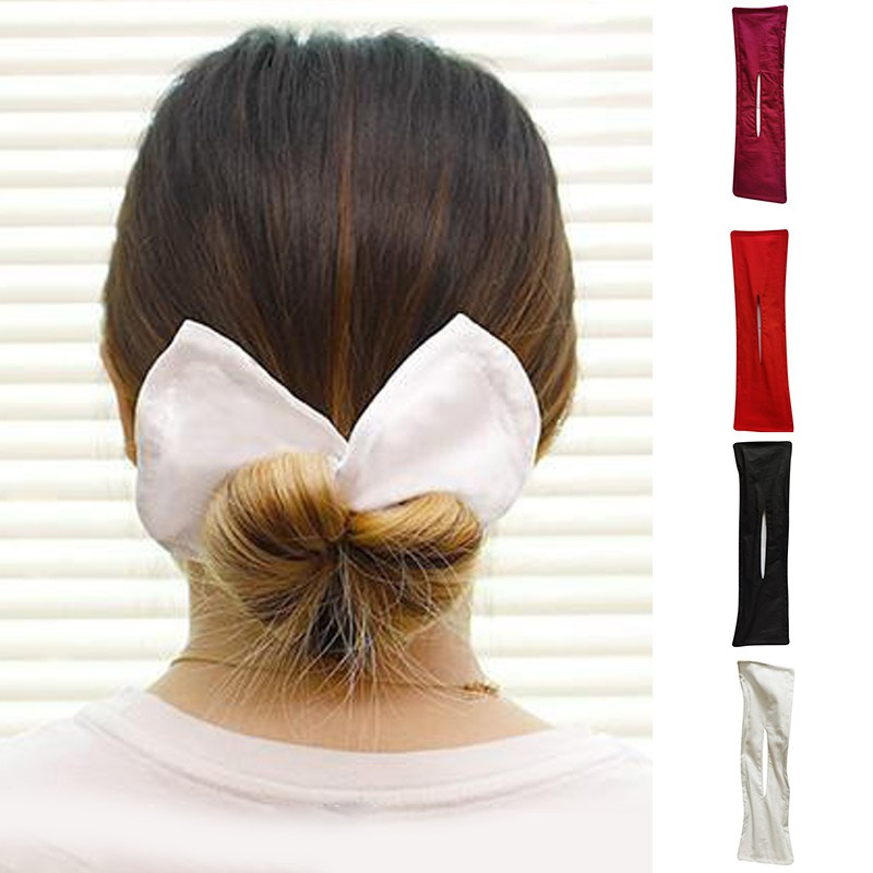 Hair Bun Maker Flexible Deft Bun Donut Twister Hair Band Strong Reusable Bun Must-have Tool Hair Accessories