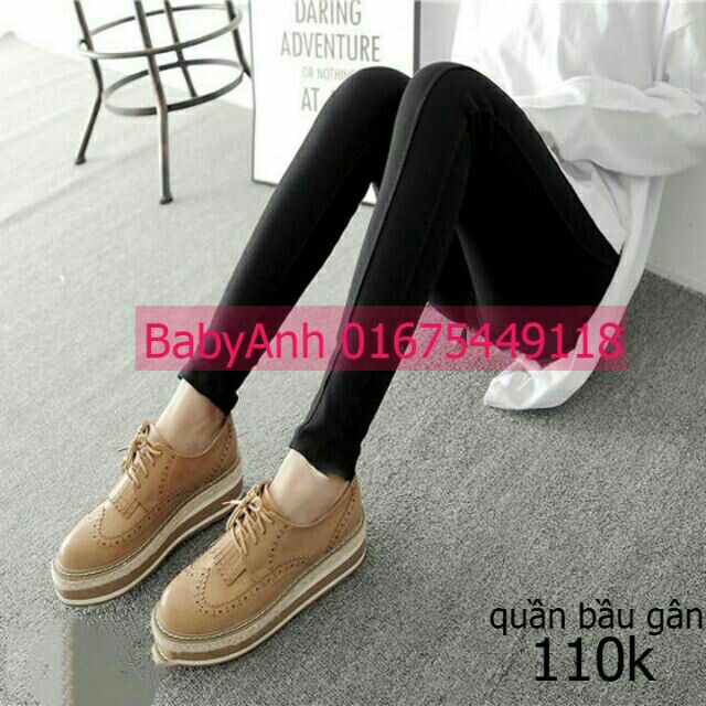 ( XẢ KHO GẤP) Quần bầu leging gân tôn dáng mẹ bầu(dày đẹp)