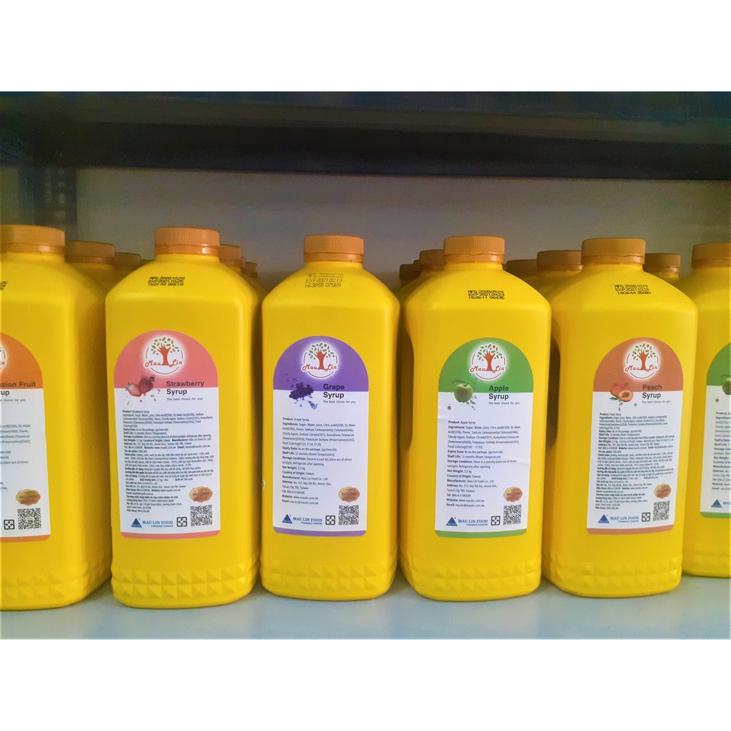 Siro/Syrup Táo Xanh MAULIN 2,5Kg - SP000387