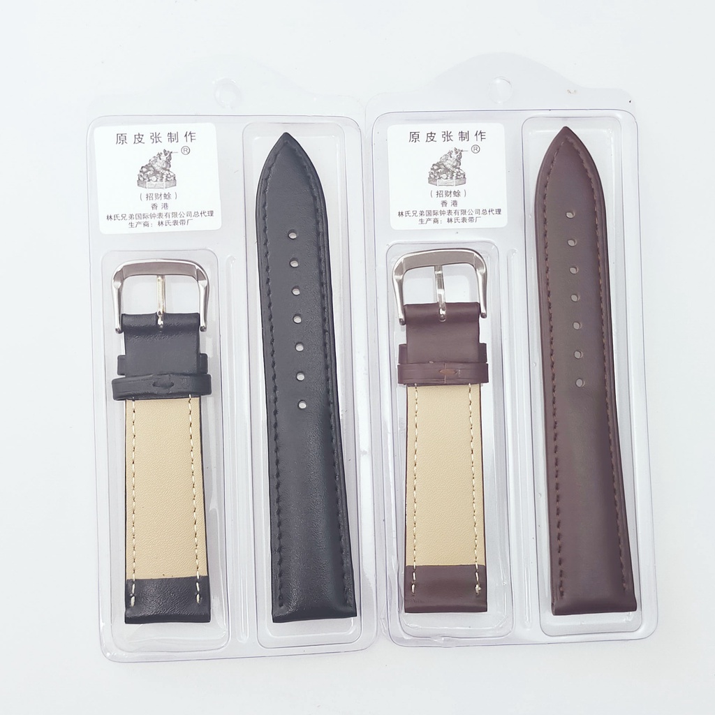 [CHUẨN LOẠI 1] Dây đồng hồ da bò Lucky Ling (Con Cóc) chống thấm nước BO-30 nhiều size 12 14 16 18 20 22mm