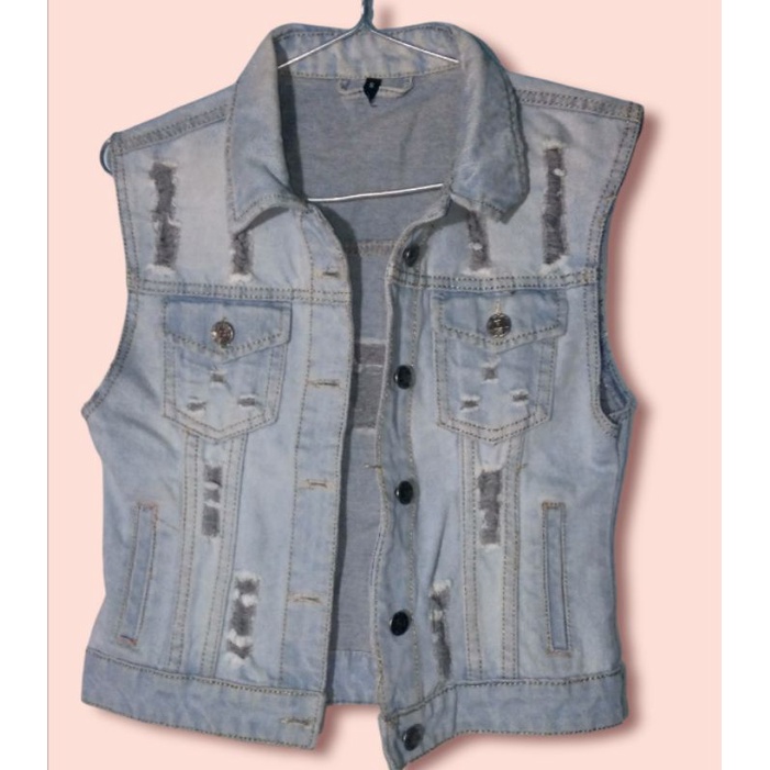 Áo gile jean Secondhand/Vintage/2hand/Pass/Si tuyển/Thanh lý