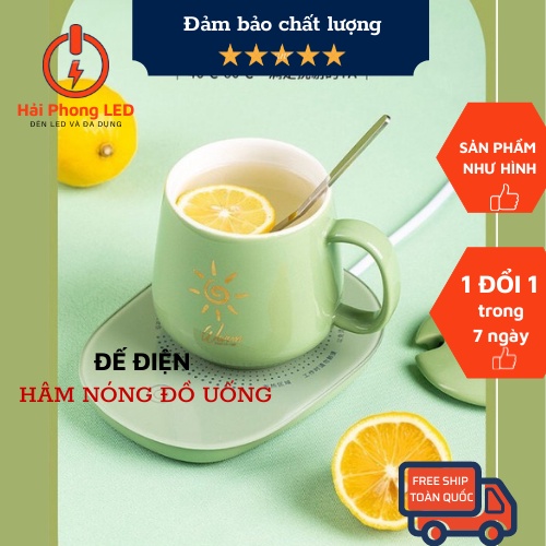 Đế Điện Hâm Nóng Đồ Uống Thông Minh , Máy Làm Nóng Mini Đa Năng Tiện Dụng Cho Văn Phòng