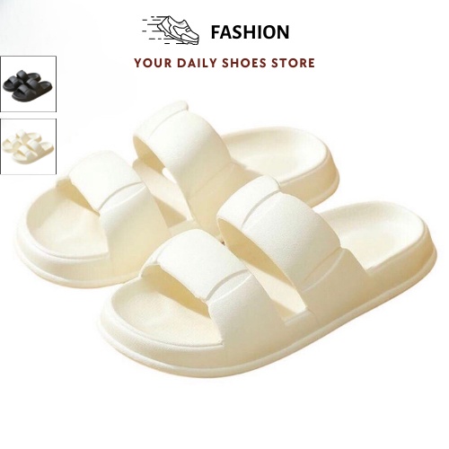 Dép bánh mì nữ, dép CHAO độn đế siêu dẻo siêu nhẹ chất liệu EVA cao cấp size từ 36-41 dáng cute dễ thương