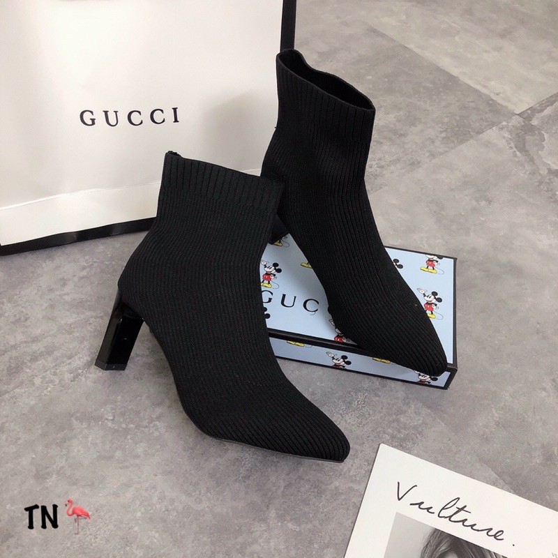 Boot len gót dẹt fullbox