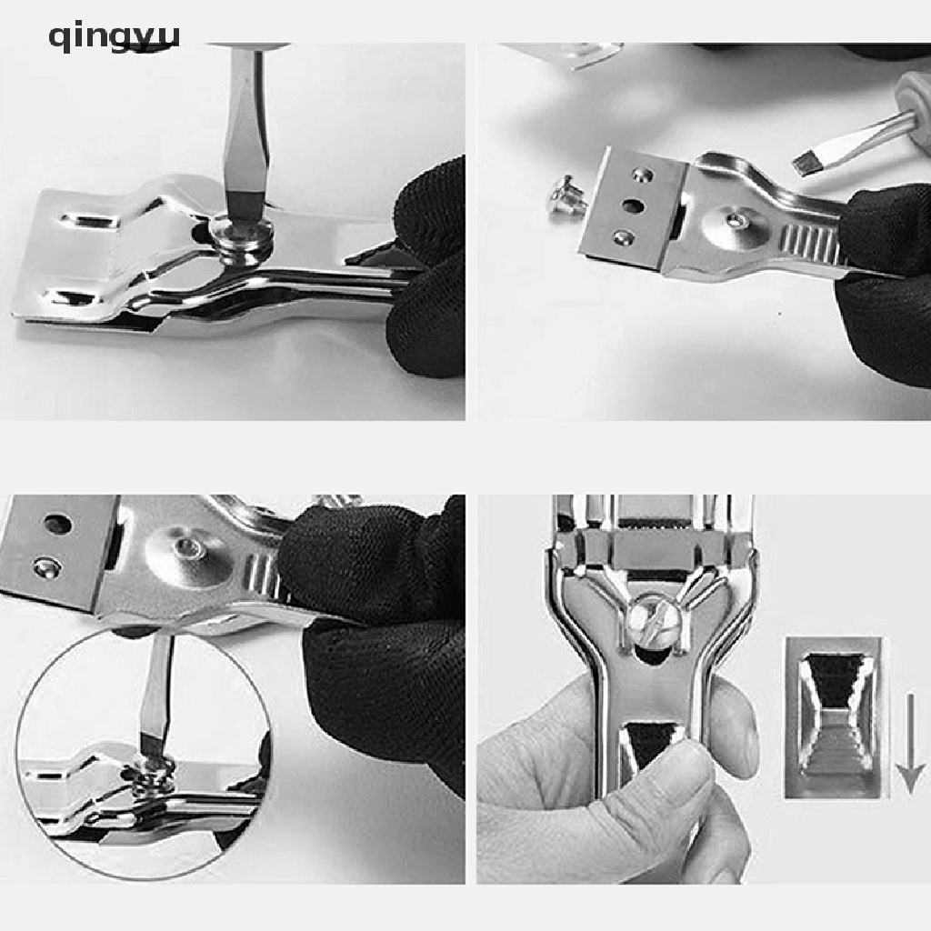 qingyu Hob Scraper Cleaner Remover Glass Ceramic With 5pcs Blade Cleaning Oven Cooker PLI