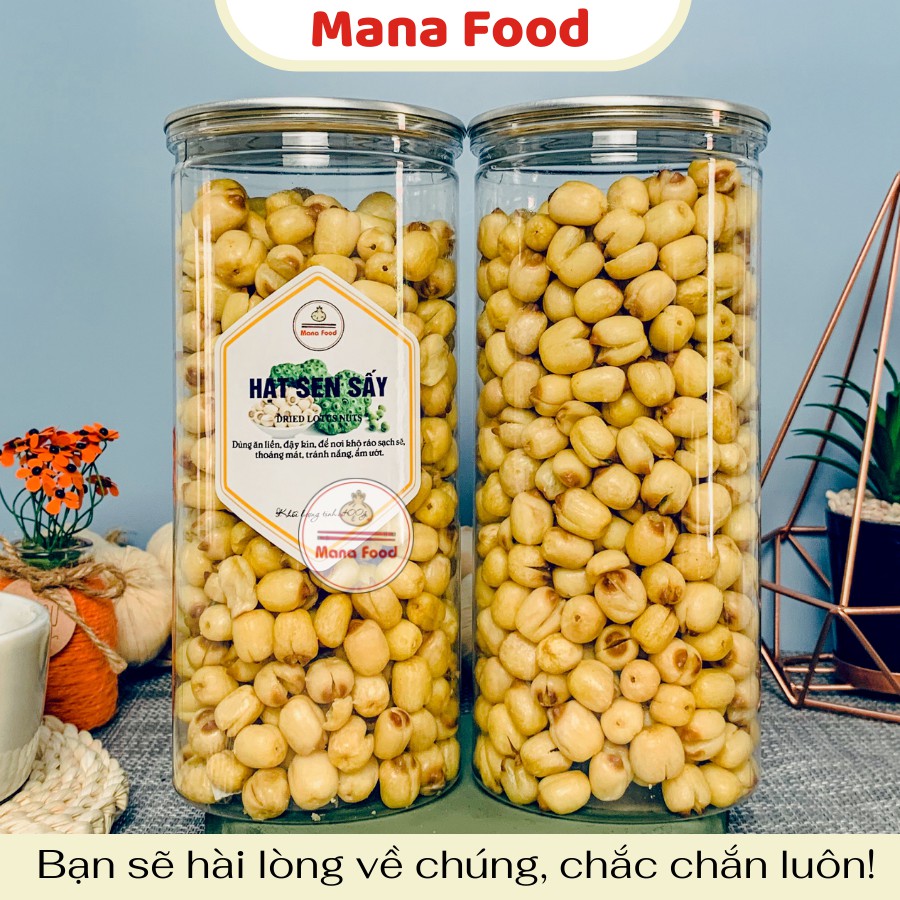 400G Hạt Sen Sấy Giòn Mana Food |  VSATTP - Hạt bùi thơm - Chất lượng