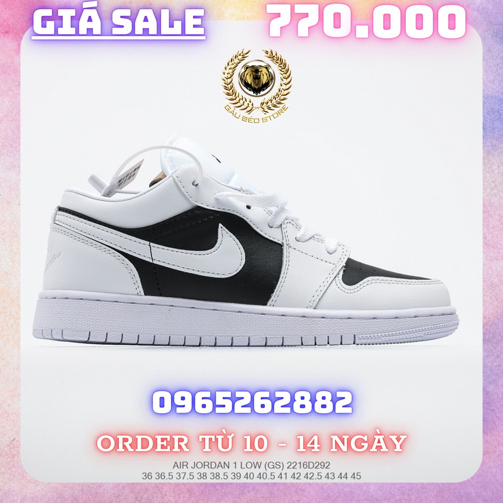 Order 1-2 Tuần + Freeship Giày Outlet Store Sneaker _Air Jordan 1 low AJ1 MSP: 2216D2921 gaubeaostore.shop