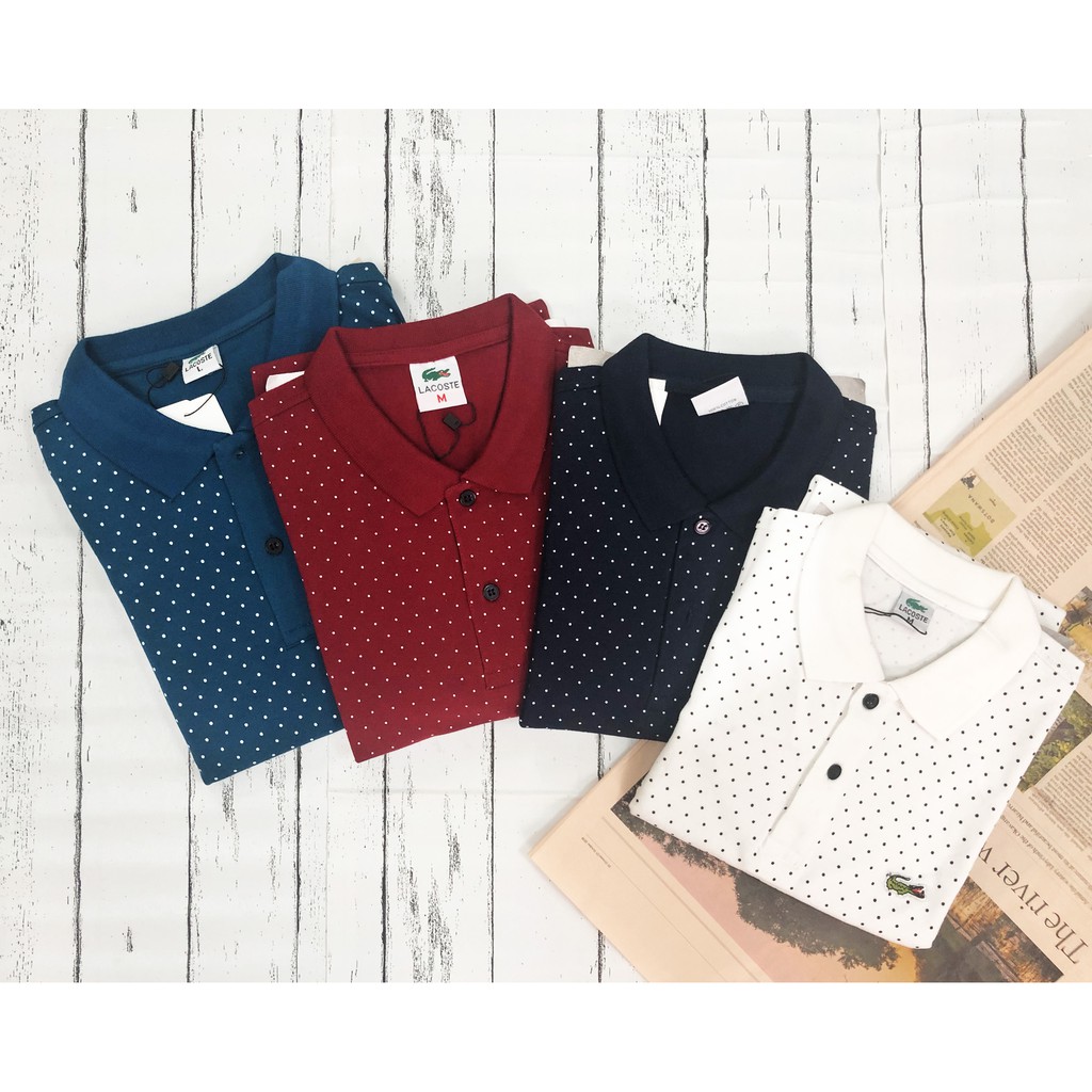 [ảnh thật] ÁO THUN NAM CÁ SẤU CHẤM BI- XH008 | BigBuy360 - bigbuy360.vn