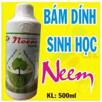 Chất bám dính Sinh học NEEM Tăng độ lan trải, bám dính của phân bón lá và nông dược lên các bộ phận của cây