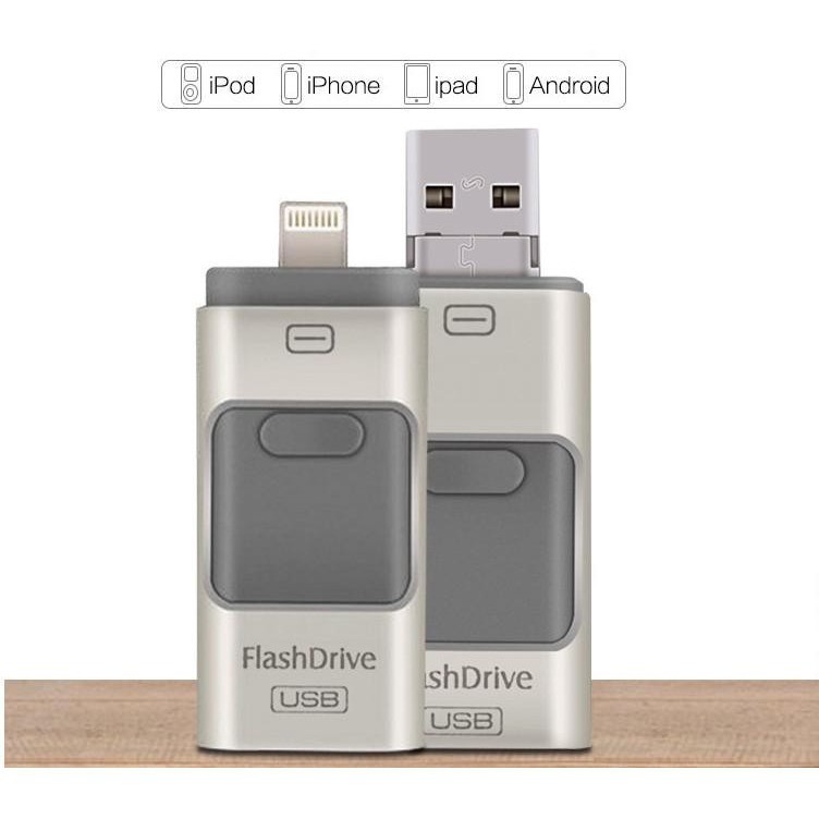 Usb Otg 3 Trong 1 32gb 64gb 128gb Cho Iphone 4 5 6 7 8 X Xs Max Xr 11 Pro Max