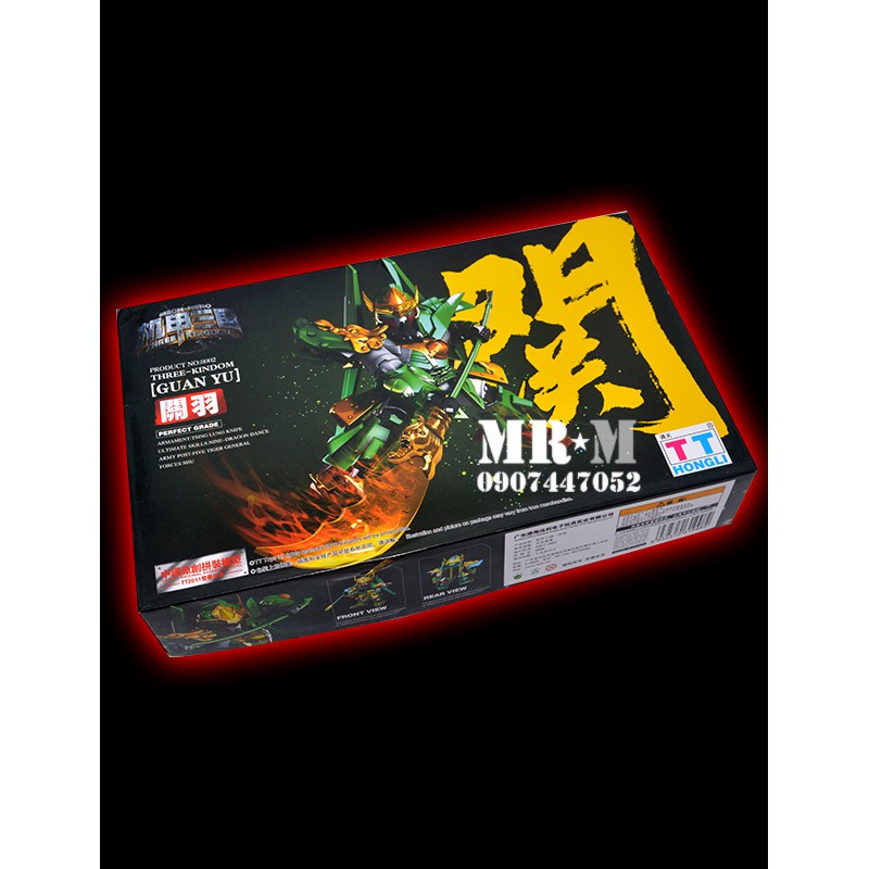 Mô hình Gundam SD-BB tam quốc (GUAN YU-Quan Vũ-Thục)