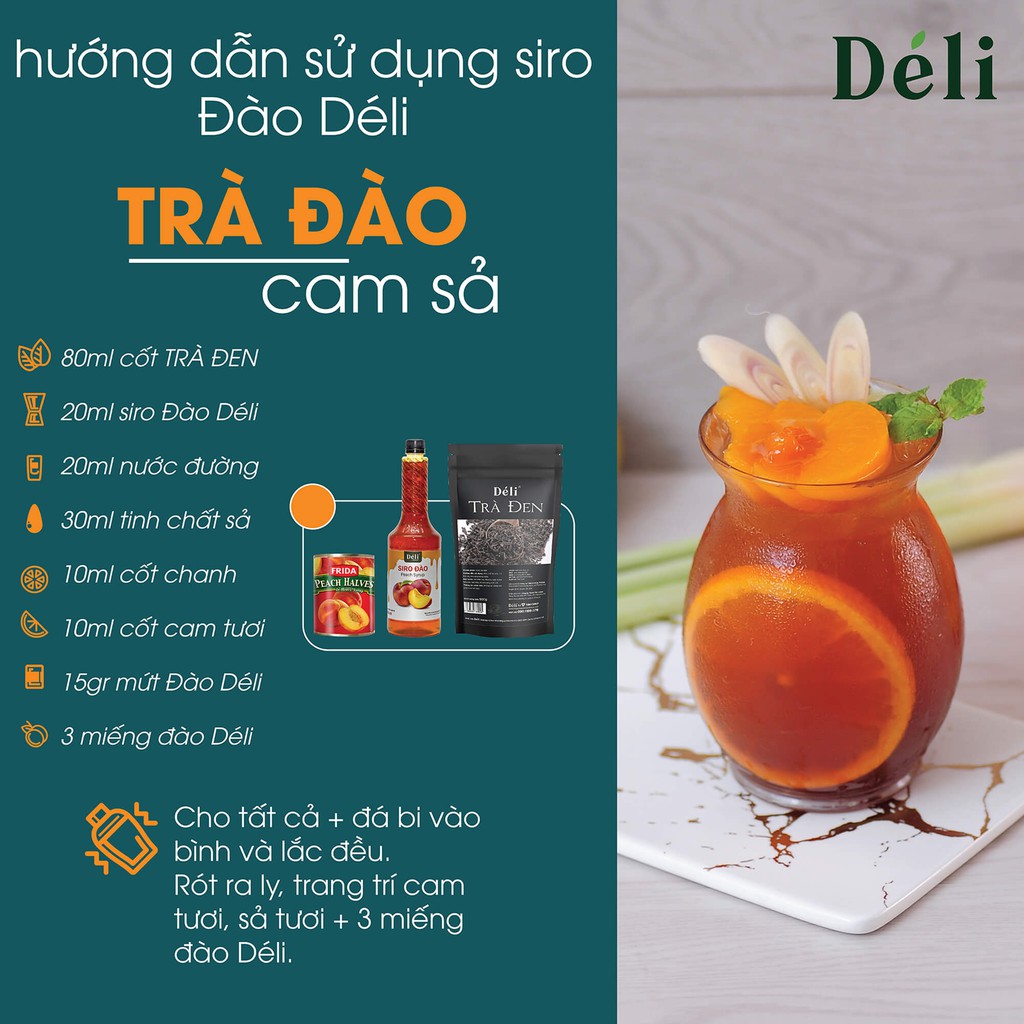 Trà Đen (Hồng trà) cao cấp Déli [GIÁ TỐT] TÚI 500gram - Nguyên liệu pha chế trà sữa, trà trái cây