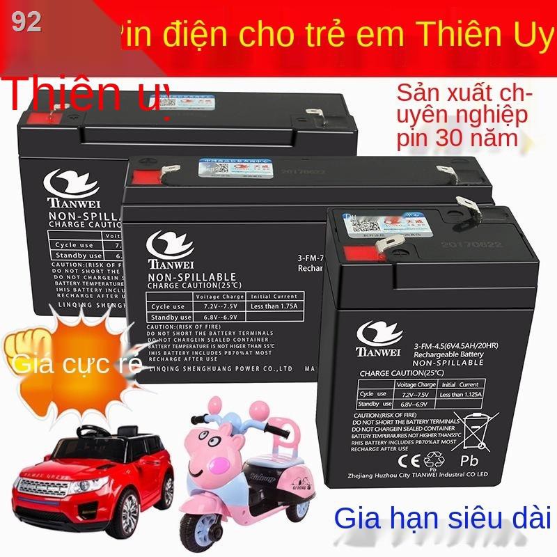 > Xe ô tô điện trẻ em 6V 12V 6V12V đồ chơi ắc quy xe máy điều khiển từ xa phụ kiện sạc ắc quy xe máyS