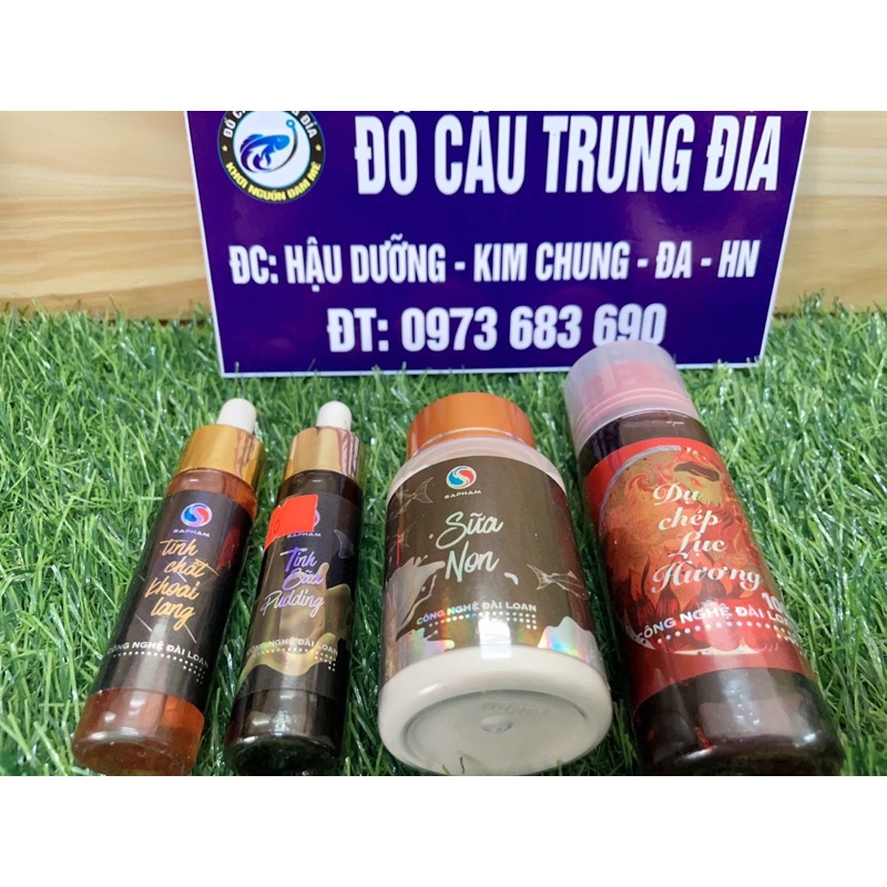 Tinh Mùi Câu Cá Sa Phạm Lục Hương-Sữa Non-Chép Puding-Tinh Chất Khoai Lang
