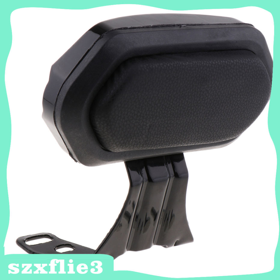 [Szxflie3] Motorcycle Driver Rider Backrest Pad Plug-In Back Rest Mounting Kit