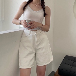 Quần bò nữ thêu, Quần sort jean nữ lưng cao phong cách, chất bò mịn CHALE