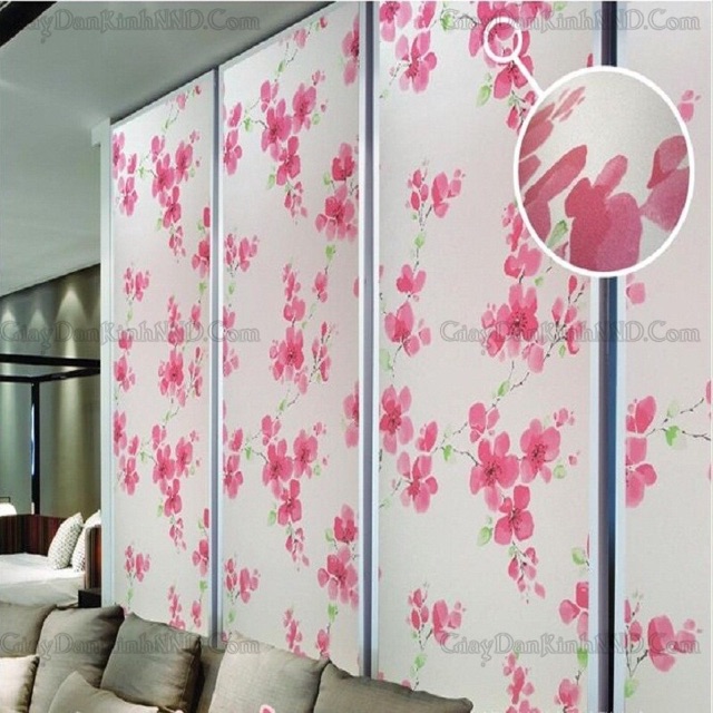 Giấy dán kính, decal dán kính 10met
