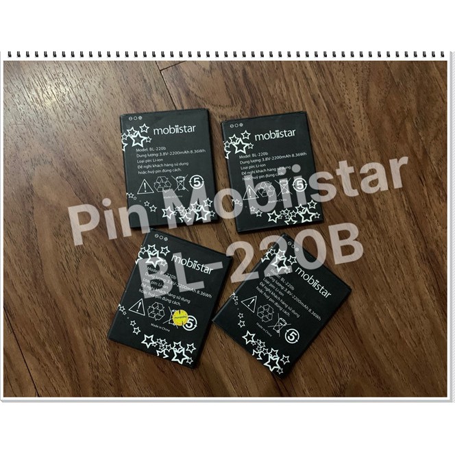 Pin Mobiistar BL-220B( Pin cũ tháo máy)