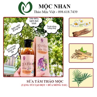 Sữa tắm thảo dược , thảo mộc cổ Truyền, Mịn Màng, Trắng Hồng, Thơm Mát