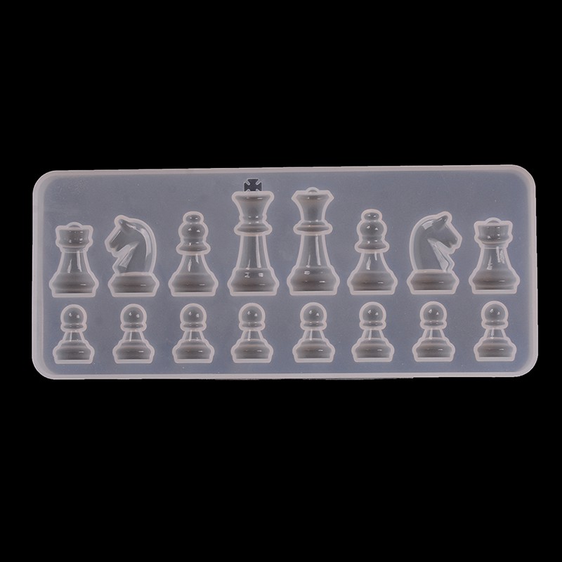 Khuôn silicone Làm Mặt Dây Chuyền Hình Quân Cờ Vua Quốc Tế
