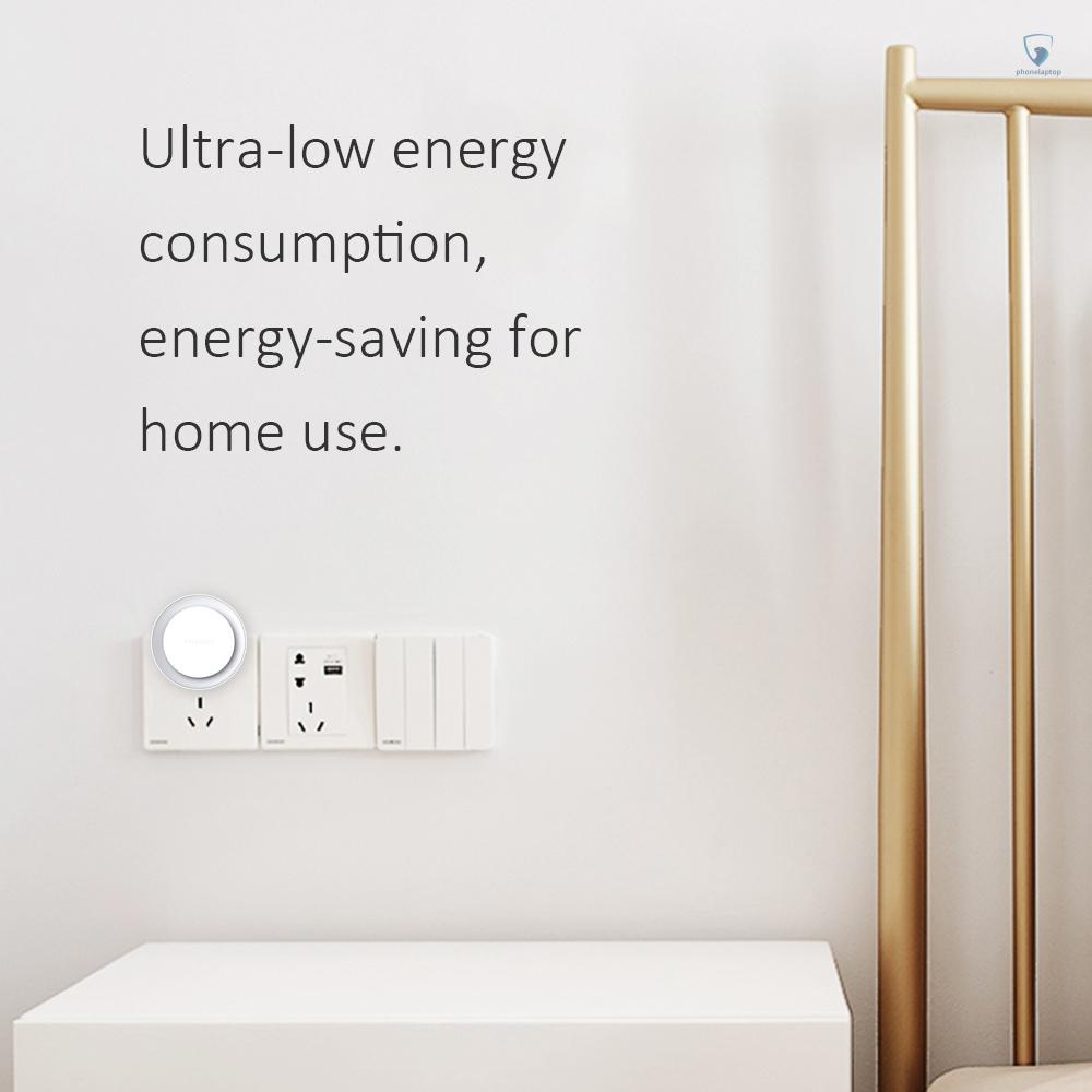 Đèn ngủ cảm biến ánh sáng Yeelight YLYD11YL, dạng phích cắm phù hợp phòng ngủ, bếp, cầu thang, treo tường, phòng tắm