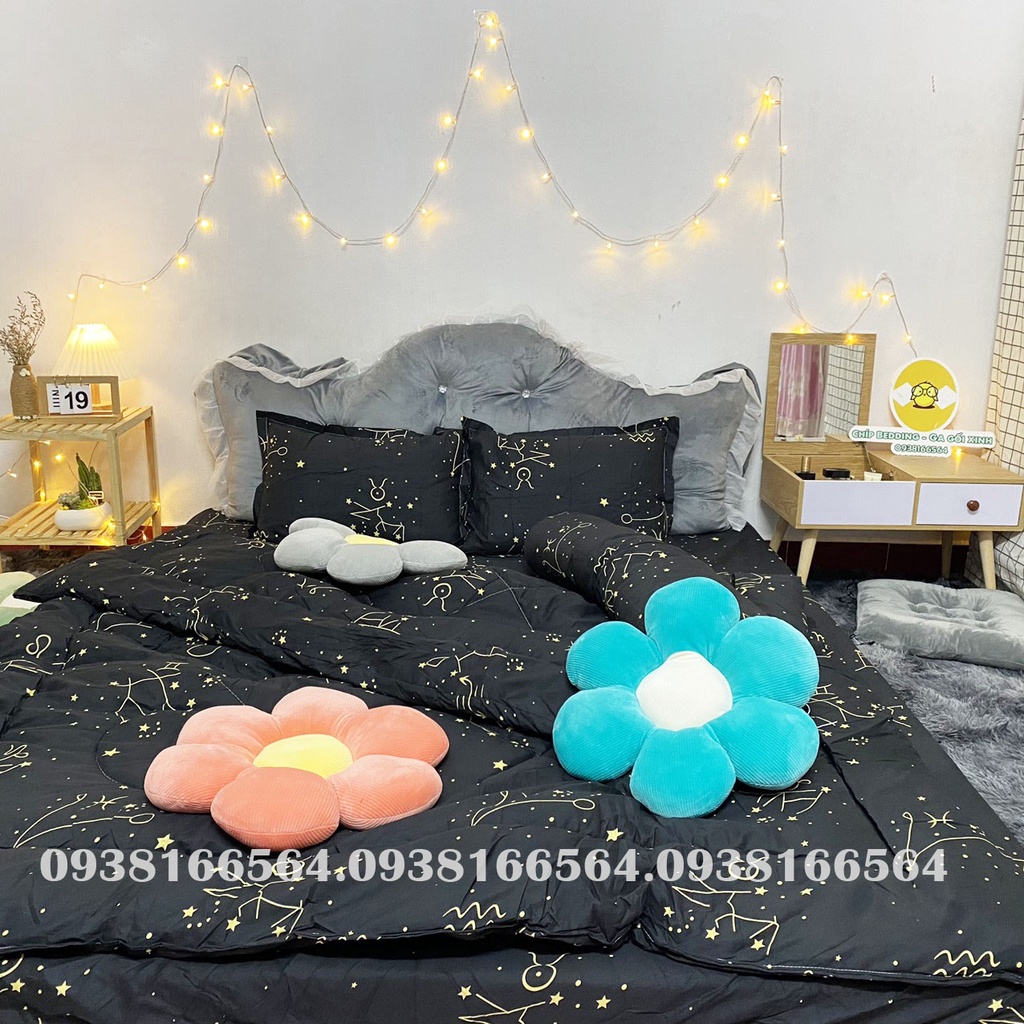CHĂN PHAO TRẦN BÔNG DÀY DẶN 1M8X2M NHIỀU MÀU SẮC