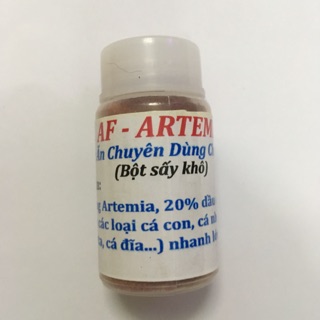 Artemia ăn ngay sấy khô không cần ấp cho cá con cá nhỏ